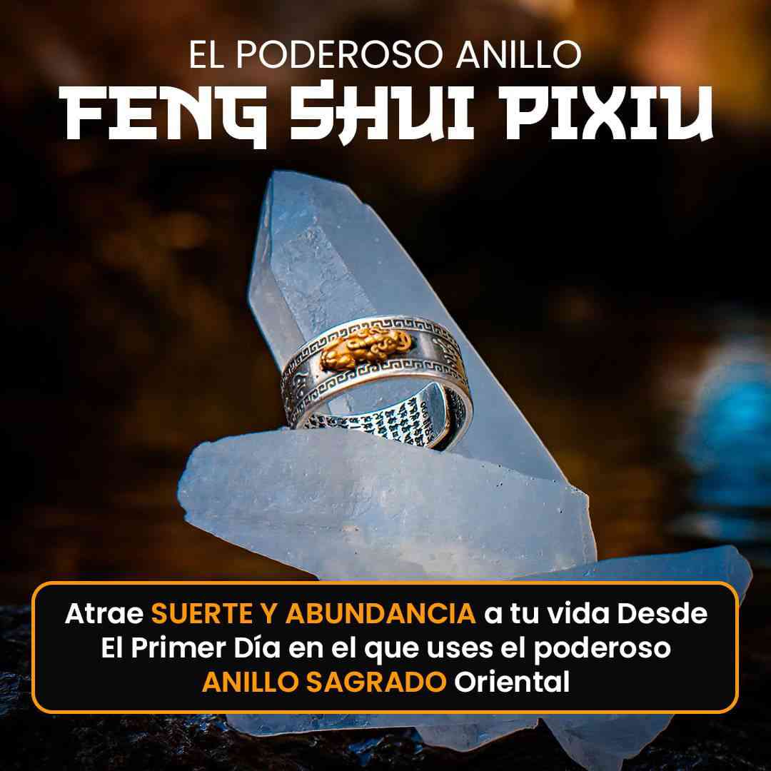 Anillo Feng Shui Pixiu º Secret Lucky